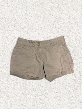 Jacob Neutral Tan Cotton Bermuda Shorts